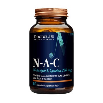N-A-C N-Acetylo-L-Cysteina 250mg 60kaps – DoctorLife