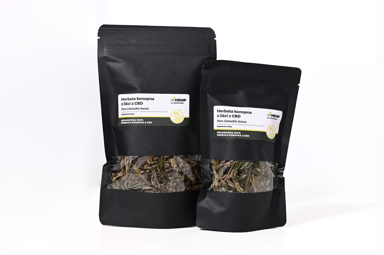 Herbata liściasta konopna 3.5% CBD 30 g – Hemp Farm