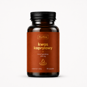 Kwas kaprylowy C8 (120 kaps) – Purifine